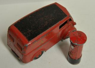 Meccano England Dinky Toys 260 Royal Mail Van & 760 Mail Box 1955 - 61 5