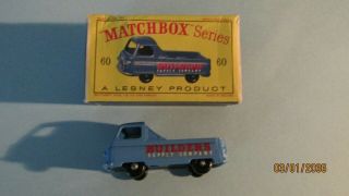 Matchbox 60a Morris J2 Pickup With " D " Box