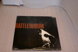 Vintage Record 1988 U2 Rattle And Hum 2 Lp Columbia House Pressing
