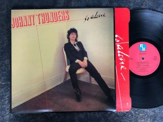 Johnny Thunders So Alone Nm Uk Vinyl Lp
