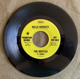 Beatles,  Capitol P 2056,  Hello Goodbye & I Am The Walrus,  Lite Green Promo Label