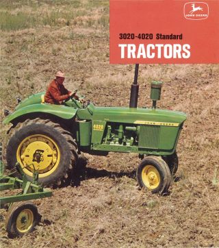 John Deere 3020 4020 Tractor Brochure 1964 To 1972