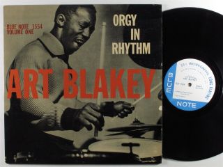 Art Blakey Orgy In Rhythm Vol.  1 Blue Note Lp Mono W.  63rd