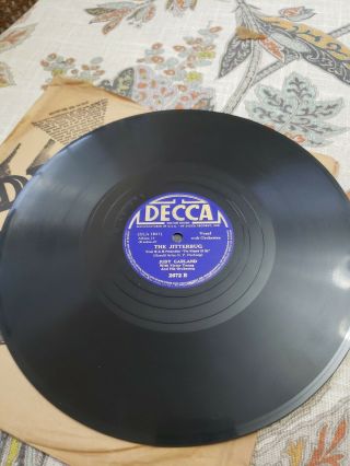 Judy Garland - Over The Rainbow/ The Jitterbug - Decca 2672