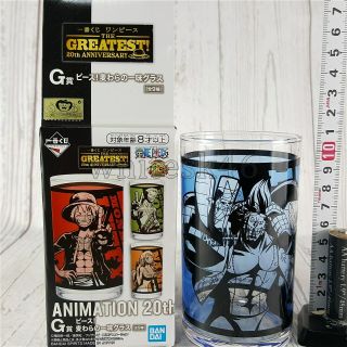 Franky Ichiban - Kuji Glass Cup One Piece 20th The Gratest Anime Authentic /1323