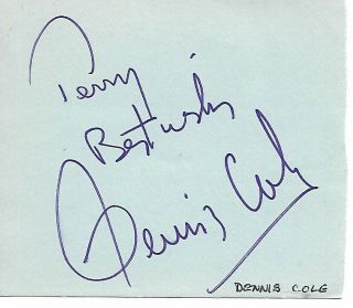 FRED CRANE - Gone With The Wind (Scarlets Beau) DENNIS COLE Beefcake actor signed 3