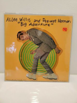 Allee Willis And Pee - Wee Herman,  " Big Adventure,  " Vinyl Picture Disc (shaped)