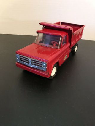 1960s Vintage Structo Red Dump Truck