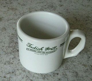 Vintage Tadich Grill Coffee Cup " The Cold Day Restaurant " Mug Shenango
