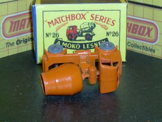 Matchbox MokoLesney ERF Cement Lorry 26 a3 GPW silver trm SC5 EX/NM crafted box 8