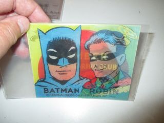 Batman And Robin 1966 Vari Vue Member Batman Ring Club Flicker Card