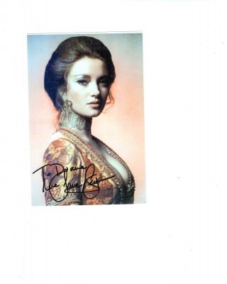 Jane Seymour Hand Signed 4x6 Color Photo  Stunning Pose