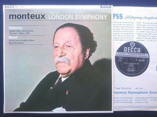 Decca Sxl 2312 Wbg Ed1 - Debussy " Prelude " Ravel " Pavane " Pierre Monteux