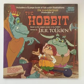 The Hobbit (disneyland Vinyl Record) Factory Minty Rankin Bass Tolkien