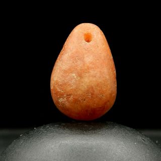 Kyra - Ancient Quartz Bead Pendant - 19.  1 Mm Long - Neolithic Age - Sahara