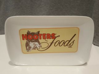 Hooters Foods Serving Dish/tray Appetizer/hot Wings Plate.  Cond