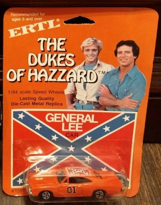 Vintage Ertl Dukes Of Hazzard General Lee Diecast Dodge Charger Car Nip -