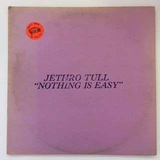 Jethro Tull " Nothing Is Easy " Orange Vinyl (tmoq)