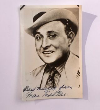 Ink Signed - Max Miller - British Comedian Autograph Photograph