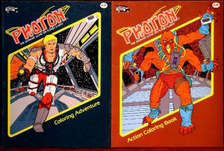 (2) ©1986 Photon The Ultimate Game On Planet Earth Coloring Books