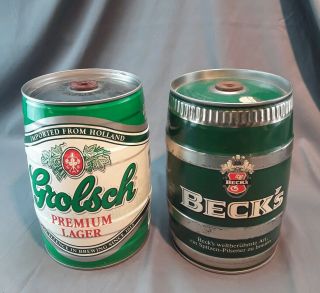Vintage Grolsch Premium Lager & Beck 