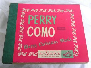 Perry Como/merry Christmas Music/4 78s/rca Victor Smart Set P - 161/v,  To E,
