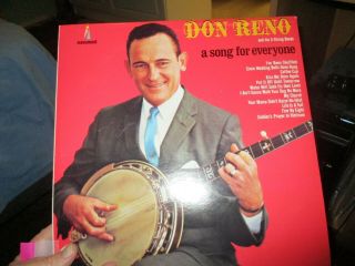 Rare Collector Don Reno " A Song For Everyone " Monument Records