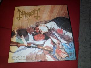 Mayhem ‎– The Dawn Of The Black Hearts Lp Darkthrone Vinyl
