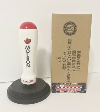 Molson Canadian Maple Leaf Beer Tap Handle 5.  5” Tall - Brand