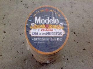 Modelo Dia Los Murtos Beer Coasters.  100 Pack.  Day Of The Dead | 2