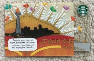 Starbucks 2015 Indonesia Jakarta Card Rare