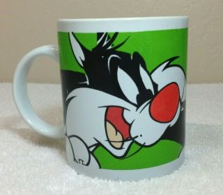 Looney Tunes Cup Of Sylvester Cat And Tweety Bird From 2000 By Gibson