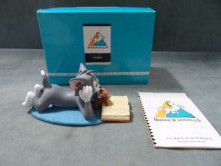 Demons & Merveilles Tom & Jerry " Reading " Figurine/statue Vfr20