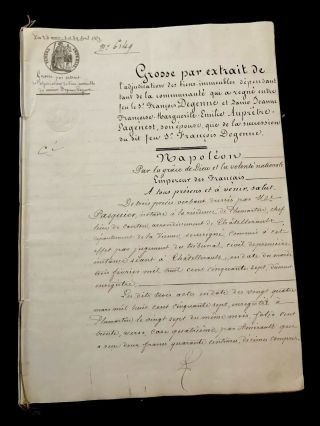 1857 Napoleon Related Document