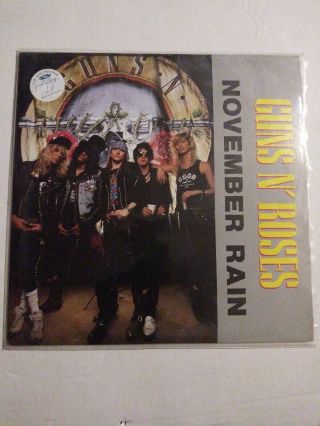 Guns N Roses November Rain 2 Lp Very Rare 1980 Unofficial Release In Plastic Gnr
