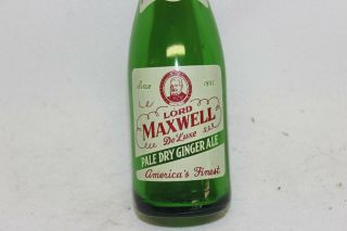 Lord Maxwell Ginger Ale Soda Bottle,  Philadelphia,  Pennsylvania