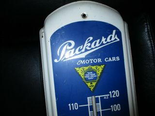 Vintage Thermometer Packard Advertising 3