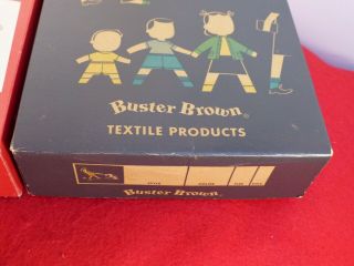Vintage Buster Brown Boy & Tige TWO boxes & hand puppet 4