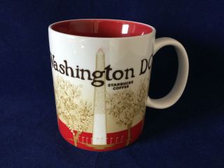 2009 Starbucks Washington Dc Collector Series 16 Oz Coffee Mug / Tea Cup