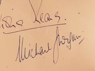 Moira Shearer Autograph.  And Michael Gwynne.  Fawlty Towers