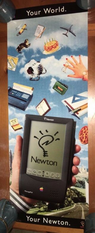 Apple Newton Messagepad Poster Two Sided.