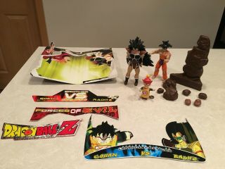Dragon Ball Z Dbz Jakks Pacific Legendary Battles Goku Raditz Kid Gohan Figures