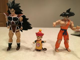 Dragon Ball Z DBZ Jakks Pacific Legendary Battles Goku Raditz Kid Gohan Figures 3