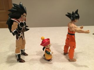 Dragon Ball Z DBZ Jakks Pacific Legendary Battles Goku Raditz Kid Gohan Figures 7