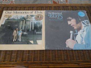 Elvis Presley - Our Memories Of Elvis Vol 1 And 2 - Rca Aol1 - 3279 & Aol1 - 3448
