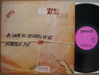 Humble Pie - As Safe As Yesterday Is (uk,  1969,  Immediate Recs Lp,  Near)