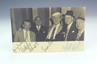 Ink Signed - Crazy Gang - Bud Flanagan Autographed Photograph