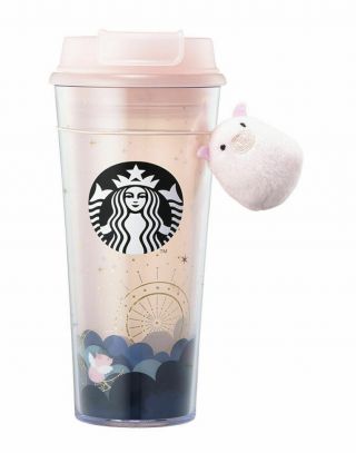 Starbucks Korea 2019 Year Gold Pig Florence Tumbler 473ml Gift Cup Coffee
