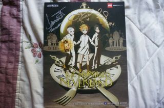 The Promised Neverland Ax Anime Expo 2019 Autograph Signed Print Emma Ray Norman
