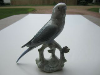 Quality German Porcelain Parakeet Bird Figurine